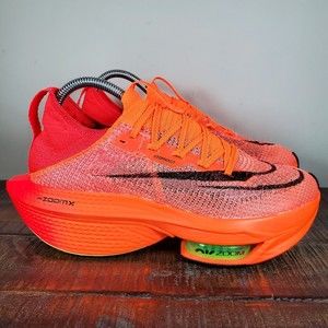 Nike Air Zoom AlphaFly Next% 2 Running Shoes Womens 8 DN3559-800 Total Orange